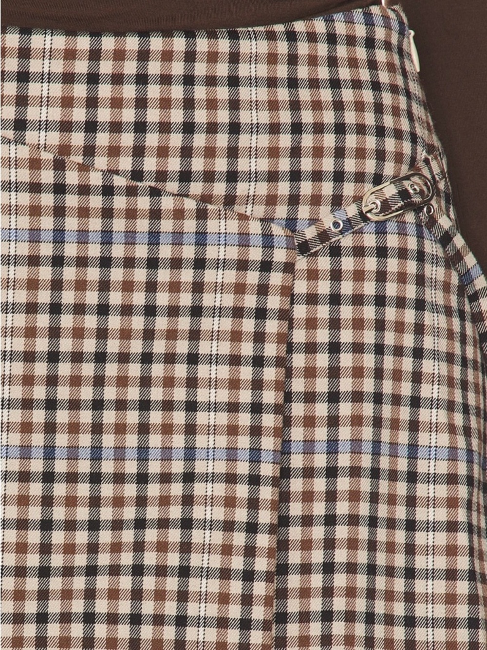 NWT. Rails Nial Skirt in Mocha Check. XS. - Picture 6 of 6